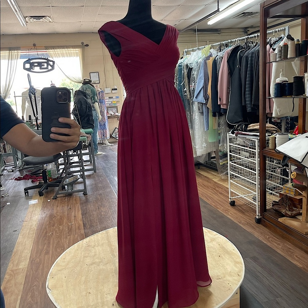 Burgundy Gown Size 0